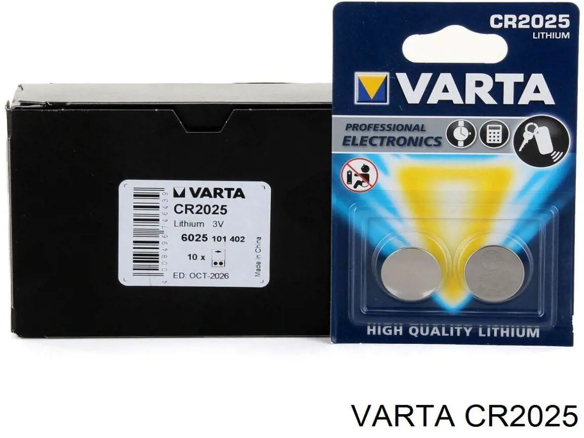 CR2025 Varta batería de llavero