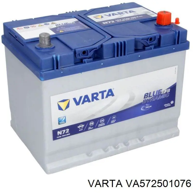 Batería de Arranque Varta (VA572501076)