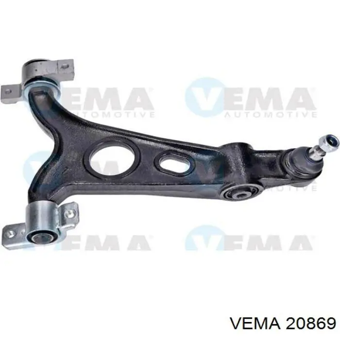 Silentblock de suspensión delantero inferior Alfa Romeo 147 937