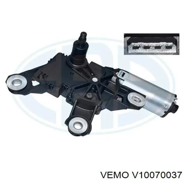 V10-07-0037 Vemo motor limpiaparabrisas luna trasera