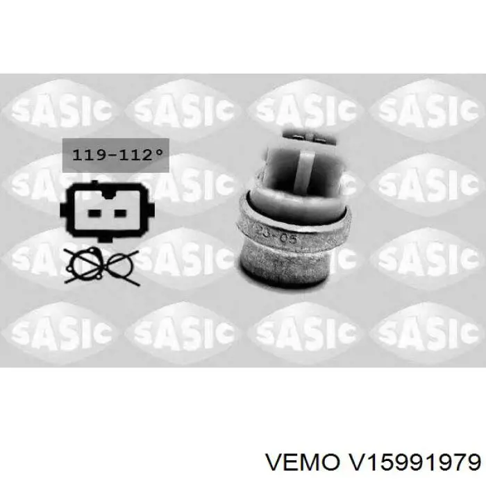 V15-99-1979 Vemo sensor, temperatura del refrigerante (encendido el ventilador del radiador)