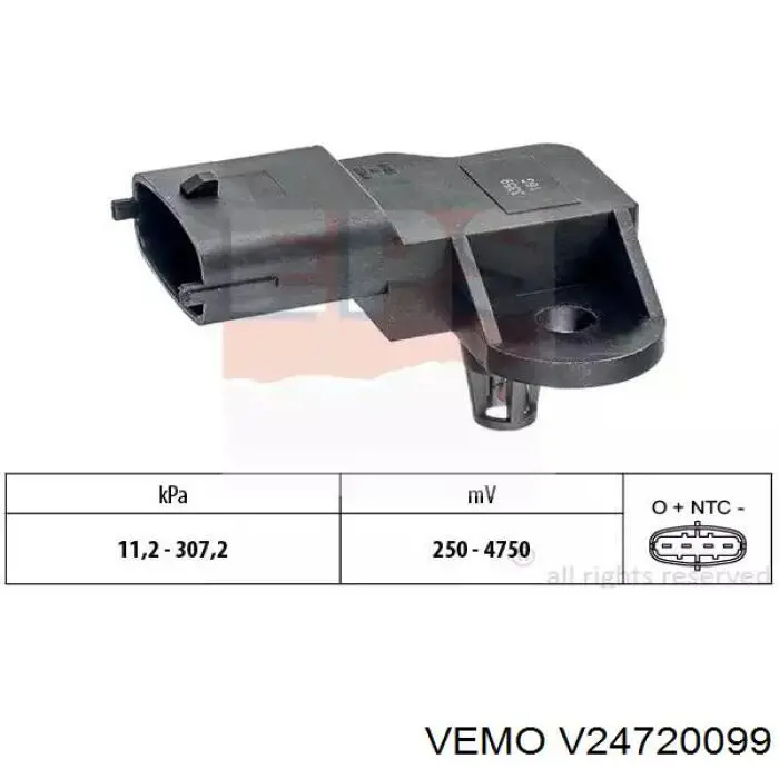 Sensor De Presion Del Colector De Admision Alfa Romeo 147 937