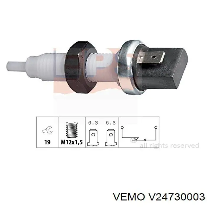 V24730003 Vemo interruptor luz de freno