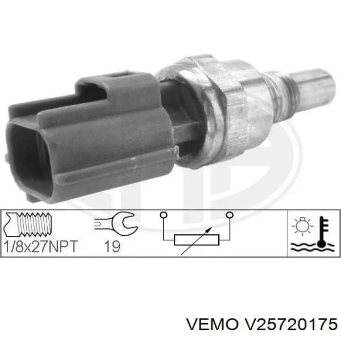 V25-72-0175 Vemo sensor de temperatura del refrigerante