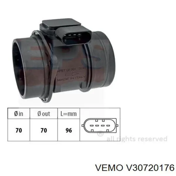 1525A001 Mitsubishi Sensor de flujo de aire