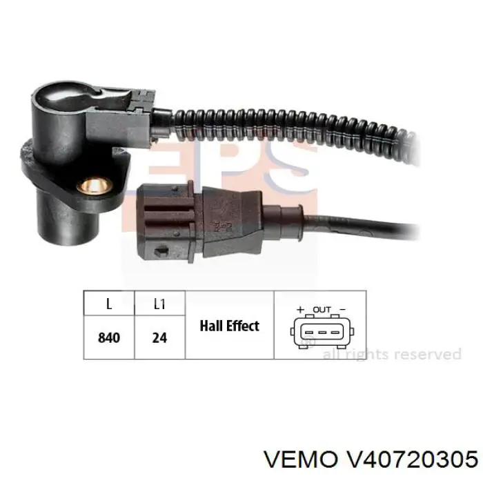 V40-72-0305 Vemo sensor de posición del cigüeñal