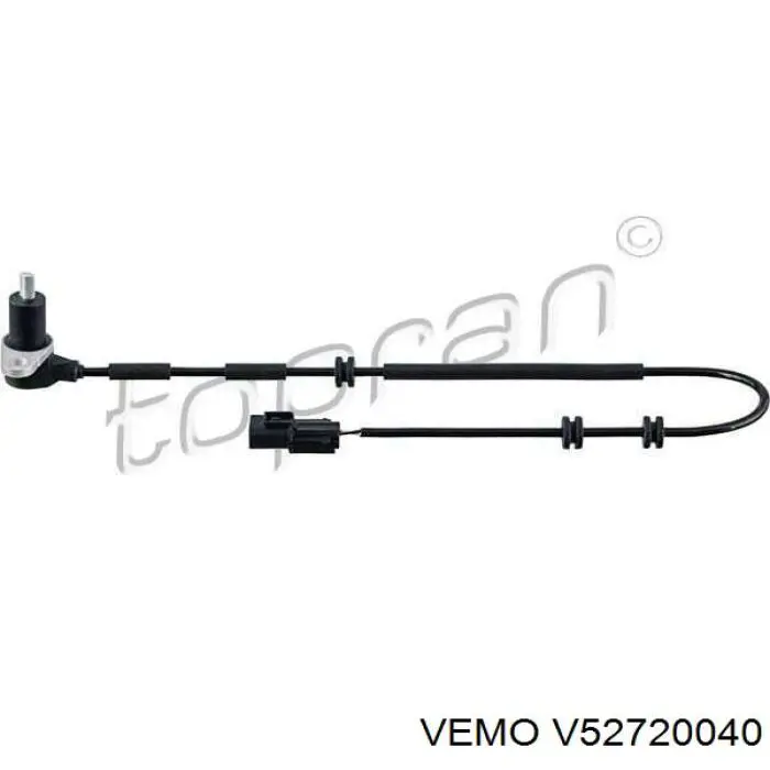 V52720040 Vemo sensor abs delantero derecho