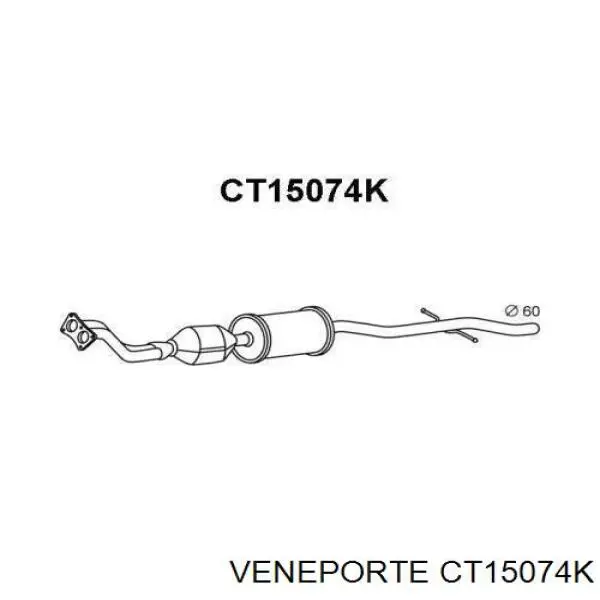 Catalizador Peugeot/Citroen 170693 precio, desde 653,84 EUR