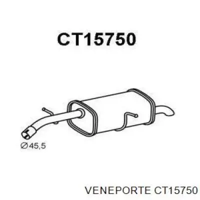 CT15750 Veneporte silenciador posterior