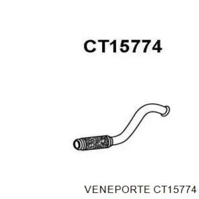 CT15774 Veneporte tubo de admisión del silenciador de escape delantero