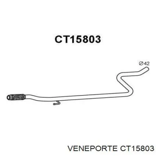 CT15803 Veneporte silenciador del medio