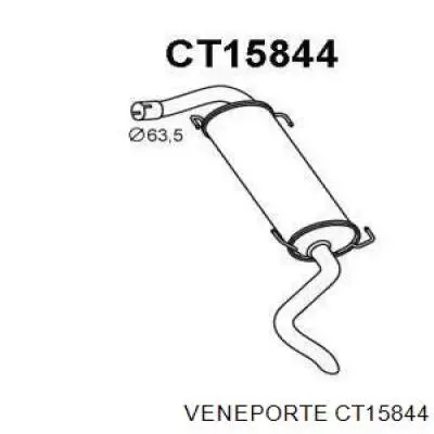 1356538080 Peugeot/Citroen silenciador posterior