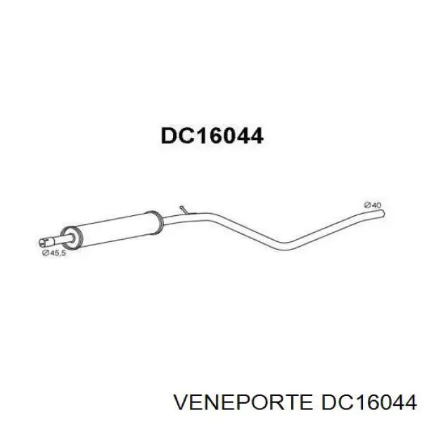 Silenciador central Renault (RVI) 200109451R precio, desde 66,76 EUR