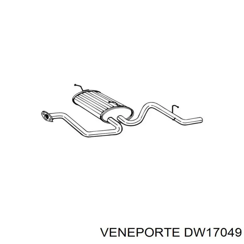 DW17049 Veneporte silenciador posterior