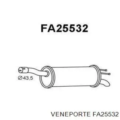 Comprar 51823496 Fiat/Alfa/Lancia Silenciador trasero