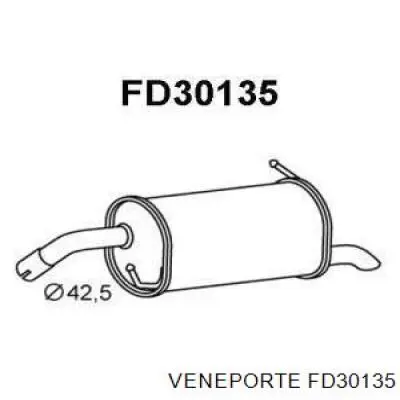 Silenciador trasero Ford 1806567 precio, desde 80,48 EUR