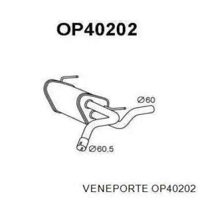 OP40202 Veneporte silenciador posterior