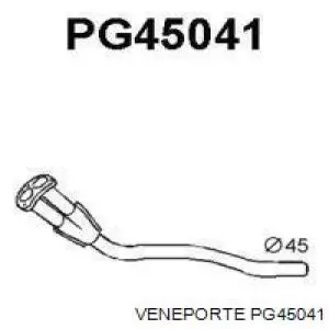 170362 Peugeot/Citroen tubo de admisión del silenciador de escape delantero