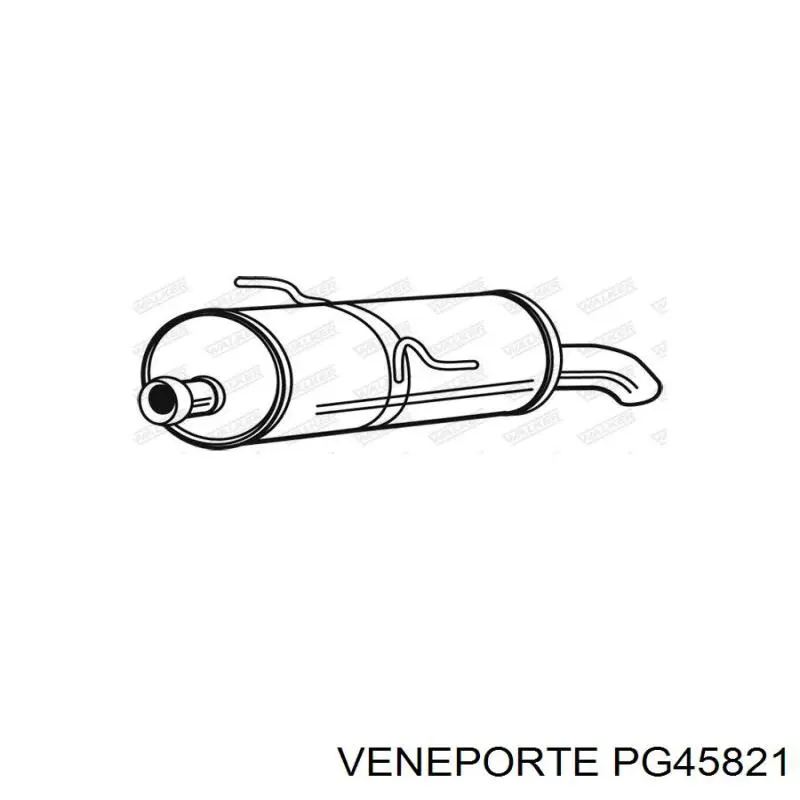 PG45821 Veneporte silenciador posterior