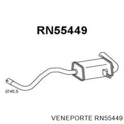 RN55449 Veneporte silenciador posterior