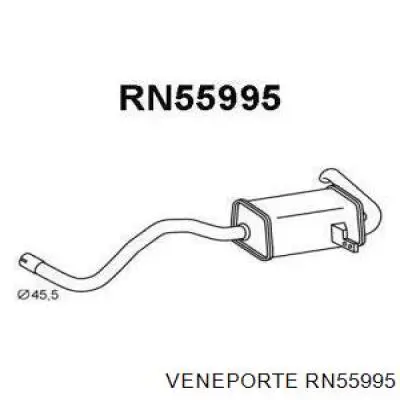 200101326R Renault (RVI) Silenciador trasero