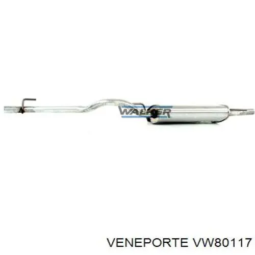 JZW253609B VAG silenciador posterior