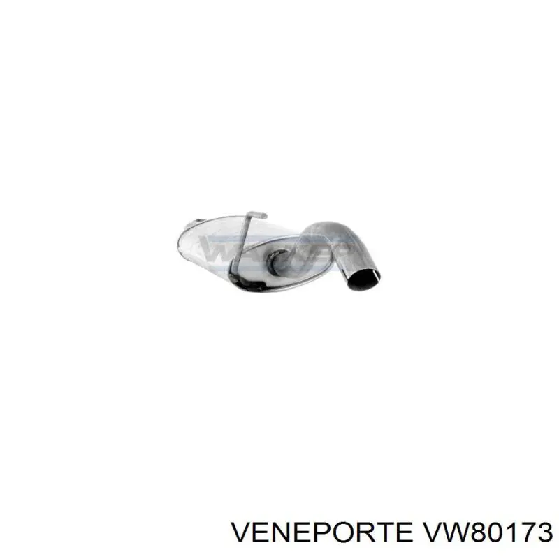 VW80173 Veneporte silenciador posterior