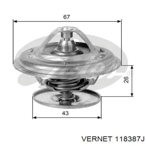 Termostato Vernet 118387J precio, desde 22,96 EUR