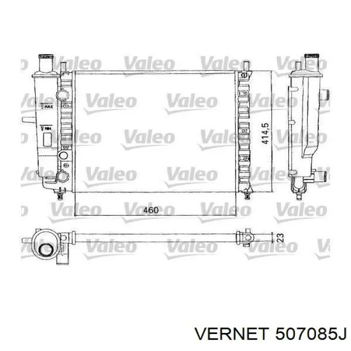 Termostato 819939 VALEO