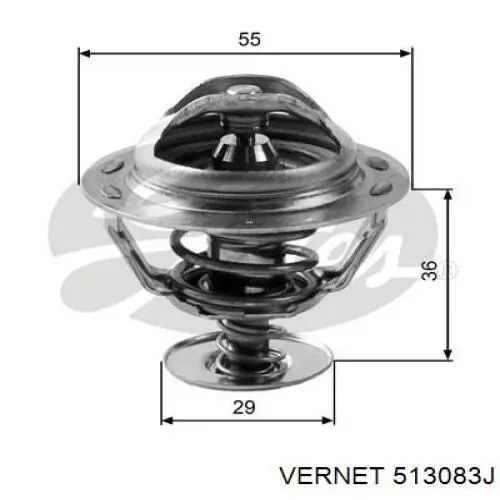 Termostato 513083J Vernet
