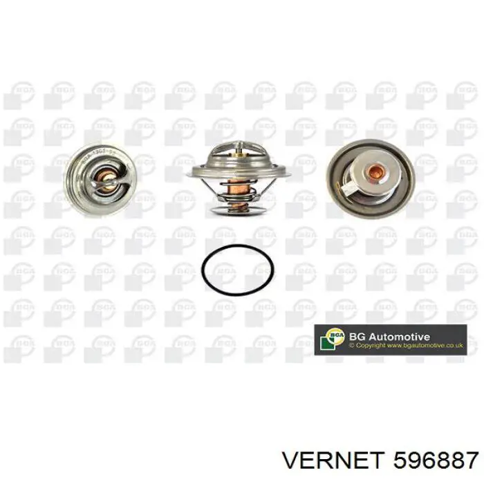 5968.87 Vernet termostato, refrigerante