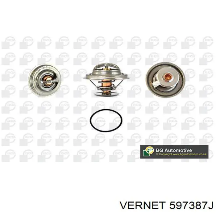 597387J Vernet termostato, refrigerante