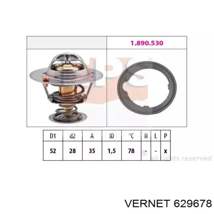 Termostato Metalcaucho 30287 precio, desde 8,80 EUR