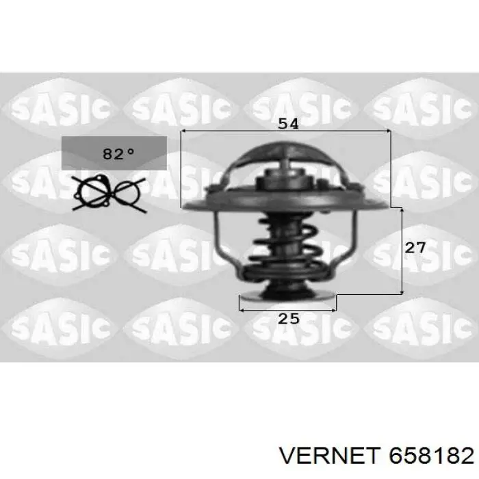 658182 Vernet Termostato de agua