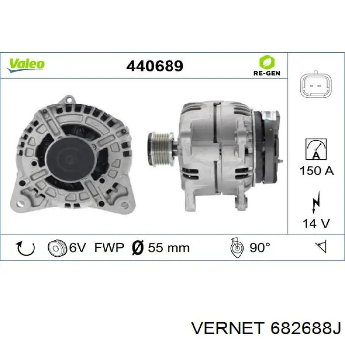 682688J Vernet Caja del termostato