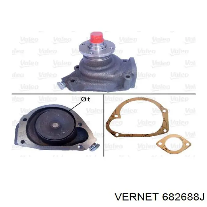 Carcasa del termostato Vernet 682688J precio, desde 40,04 EUR