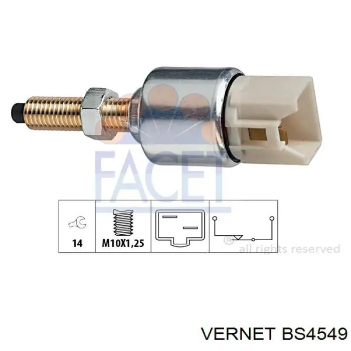 BS4549 Vernet interruptor luz de freno