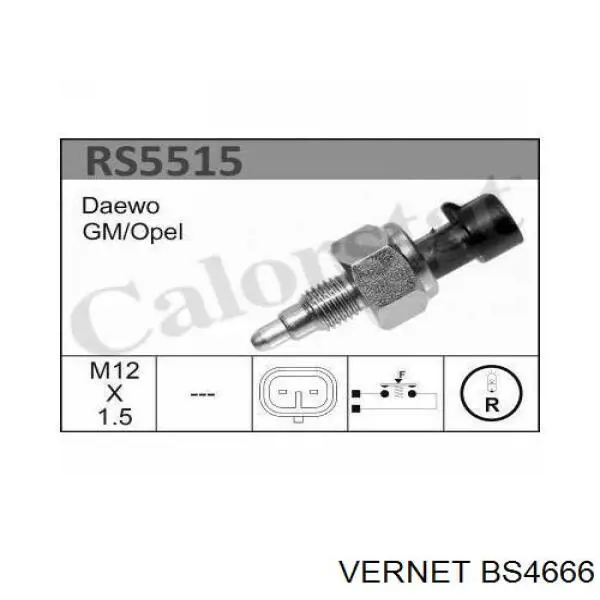 BS4666 Vernet Interruptor luces de freno