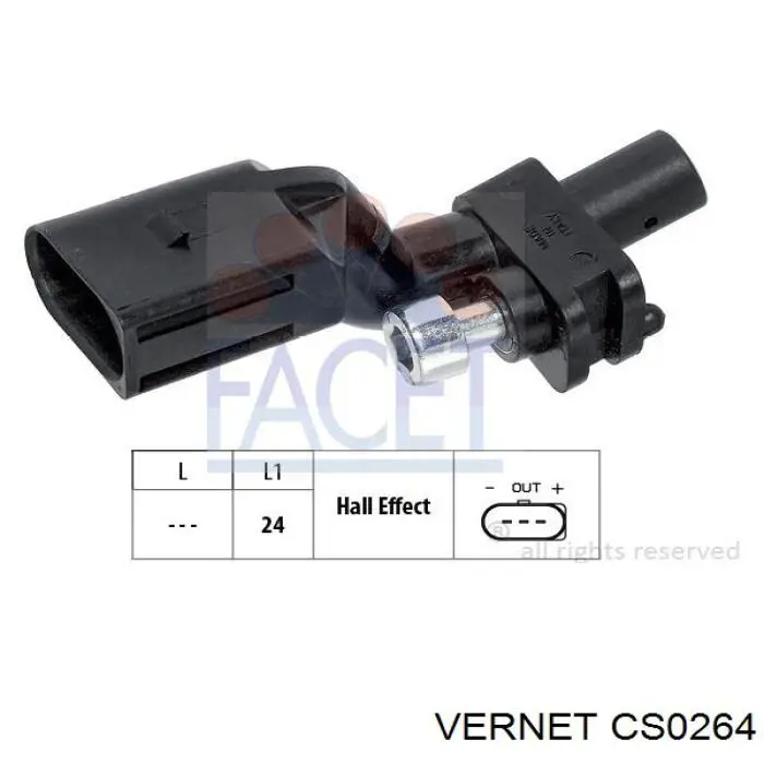 CS0264 Vernet sensor de posición del cigüeñal