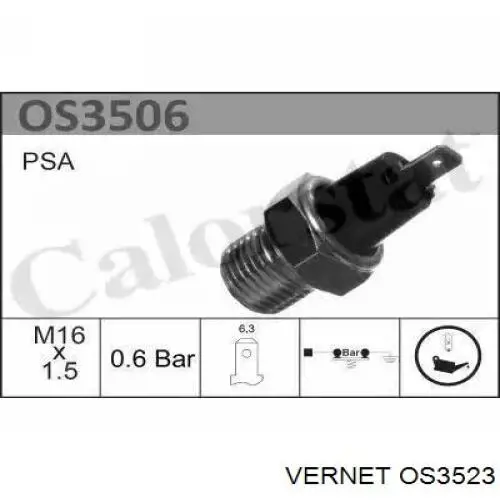 Indicador, presión del aceite Ford Orion 2 AFF