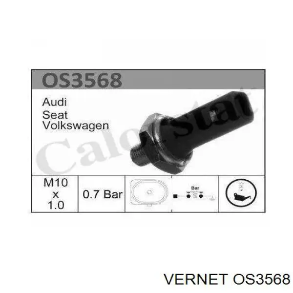 Indicador, presión del aceite Audi A4 8EC