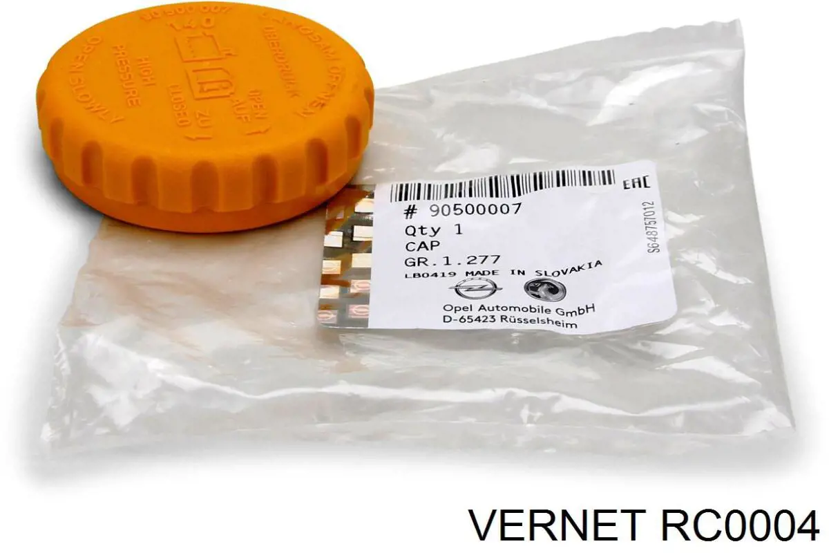 Tapón depósito de refrigerante RC0004 Vernet