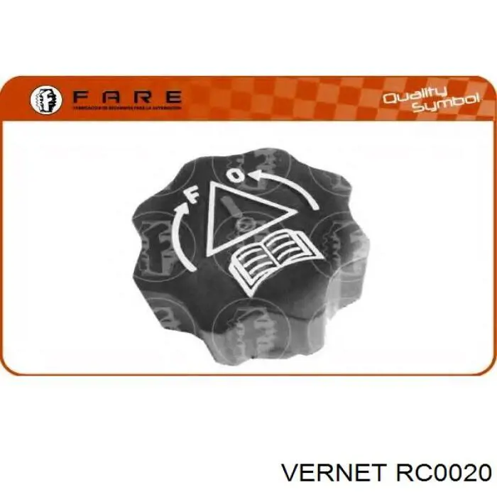 Tapón depósito de refrigerante RC0020 Vernet