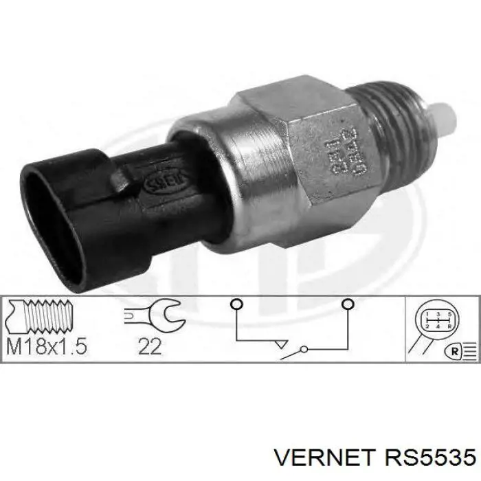 Comprar RS5535 Vernet Interruptor de luz de marcha atrás
