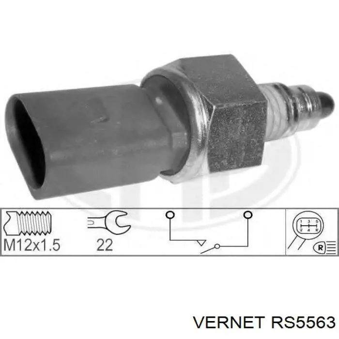 Interruptor piloto de marcha atrás Vernet RS5563 precio, desde 7,32 EUR