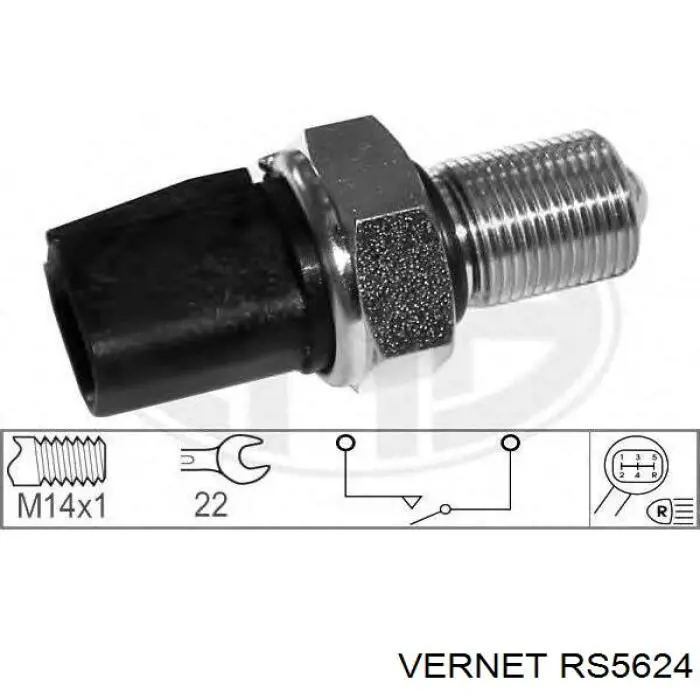 Sensor de marcha atrás RS5624 Vernet