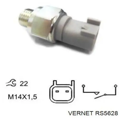 Interruptor piloto de marcha atrás Vernet RS5628 precio, desde 8,40 EUR