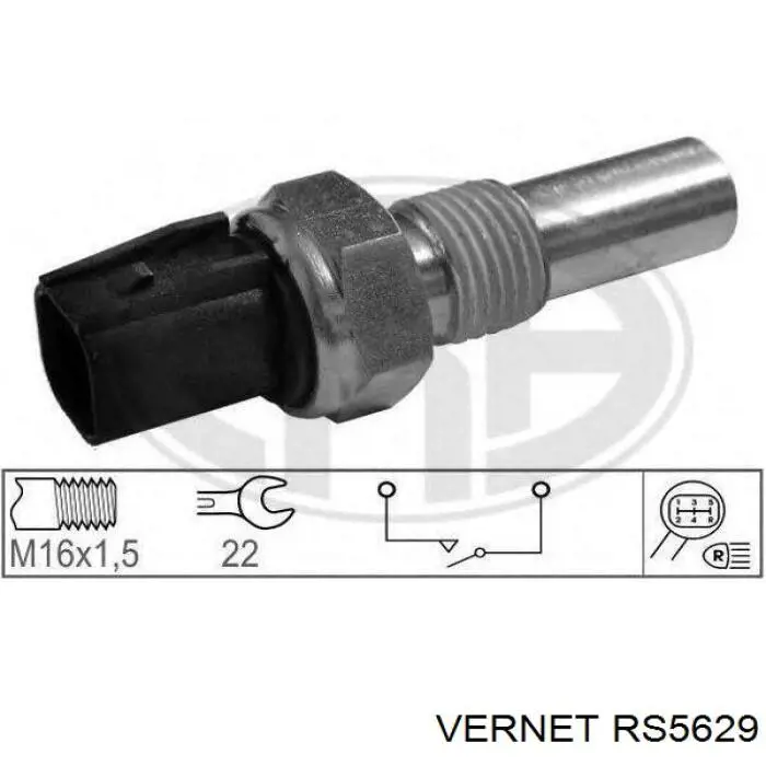 Interruptor piloto de marcha atrás Vernet RS5629 precio, desde 11,02 EUR