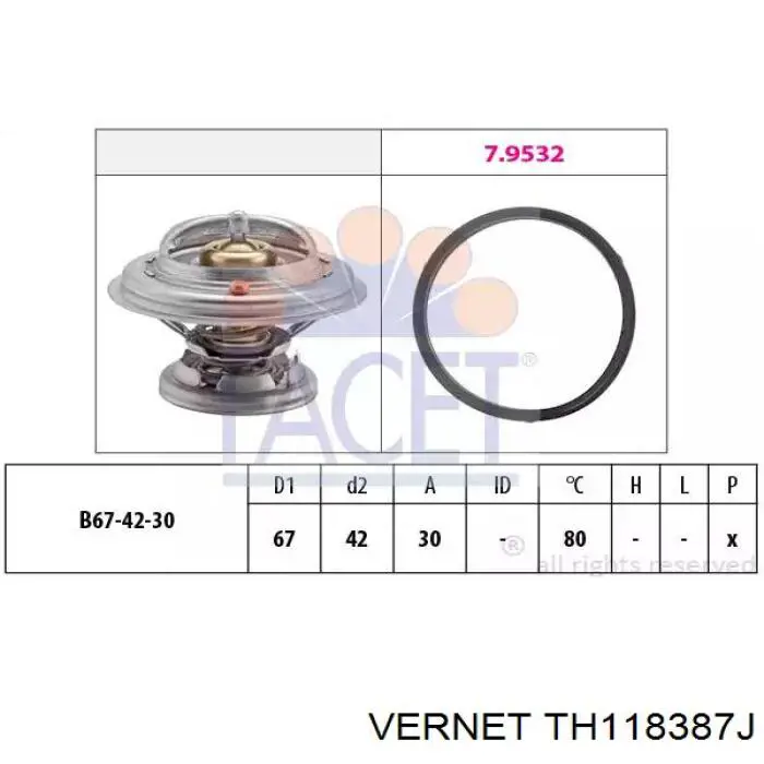 Comprar 7700703136 Renault (RVI) Termostato