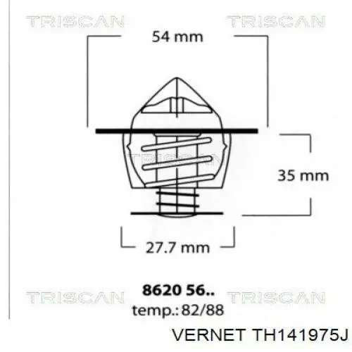 TH1419.75J Vernet termostato